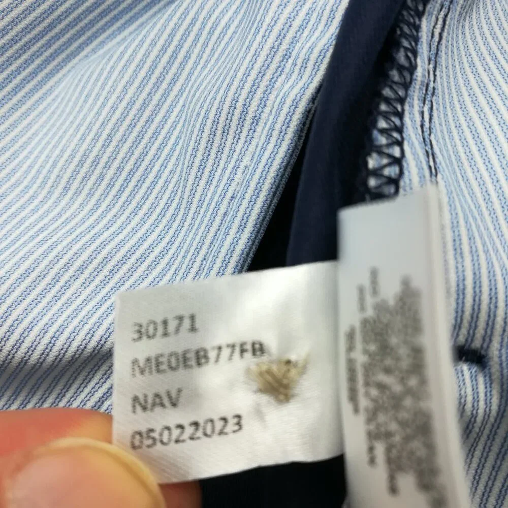 2023 Peter Millar Pants Raleigh Performance Chino Golf 42x28 Navy Blue $160